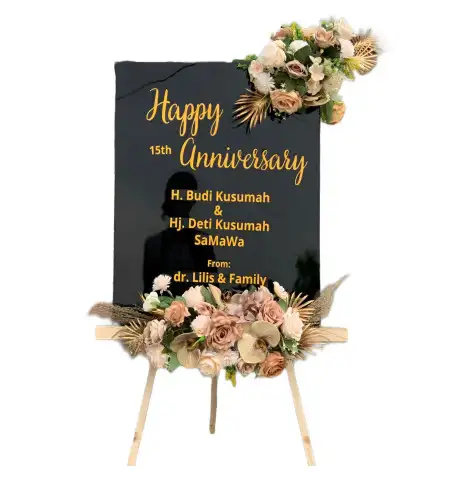 Papan Bunga Akrilik Kepongpongan